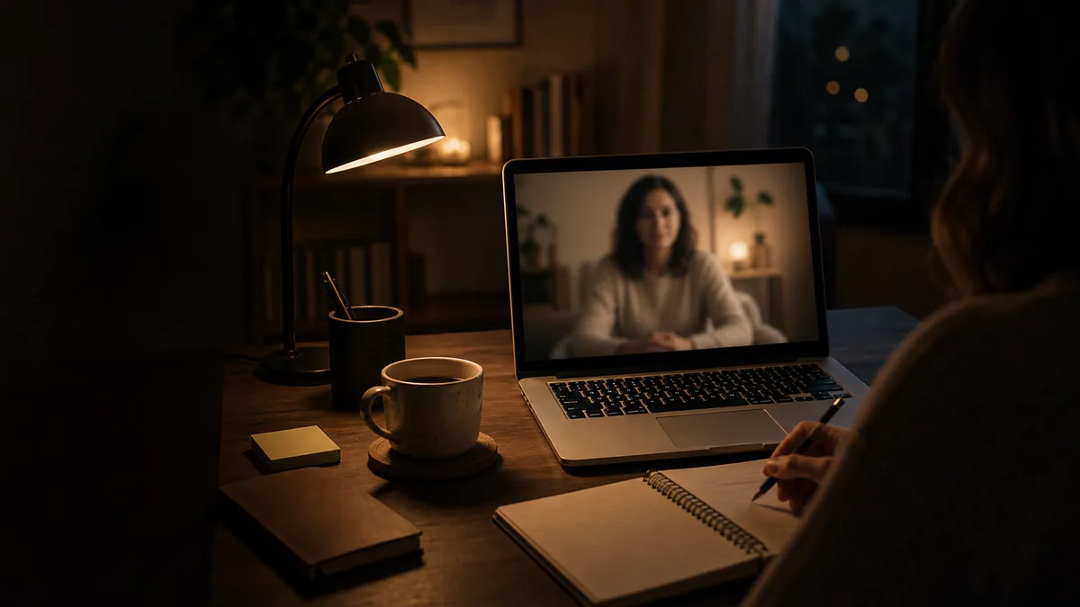 Primera sesión con un psicólogo online: qué esperar y qué no contar de golpe